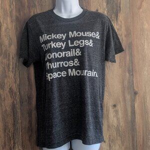 Disney Space Mountain Mickey Mouse Tee Size Small